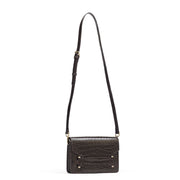 Jolie Grande brown croc-effect shoulder bag - The Anniversary Edition