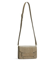 Jolie Grande beige croc-effect shoulder bag - The Anniversary Edition