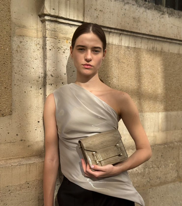 Jolie Beige Croco