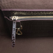 Alex Grande brown croc-effect shoulder bag