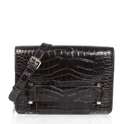 Jolie Grande Brown Croco