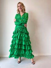 Freya maxi dress Emerald