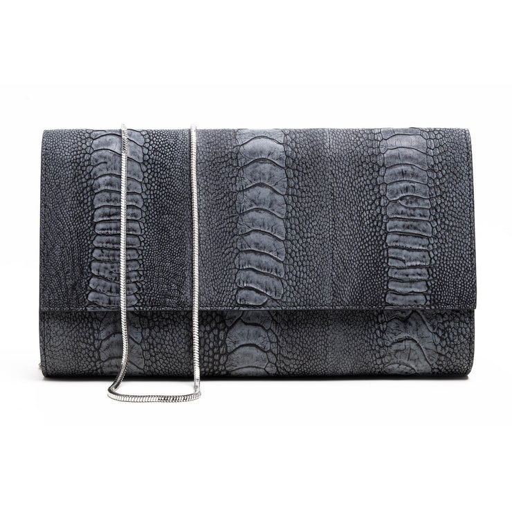 Allana Clutch Matte Grey