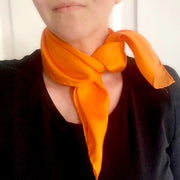 Square silk scarf