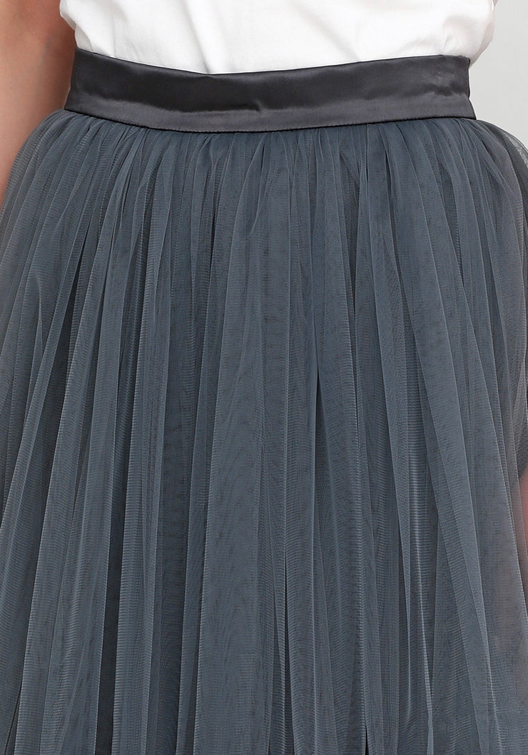 Magia tulle midi skirt