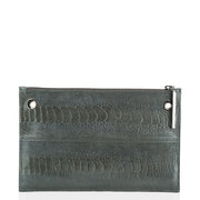 Leseli ostrich clutch with chain