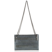 Leseli ostrich clutch with chain