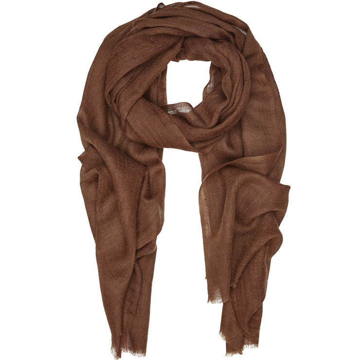 Rene 34 Cognac wool and silk scarf COMING SOON