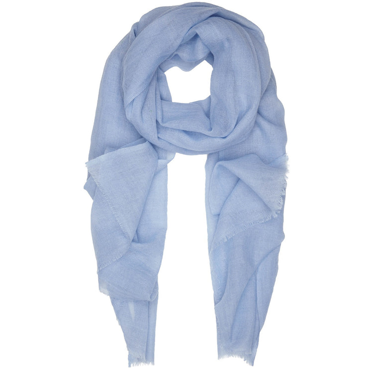 Rene 101 Pale Blue silk blend scarf
