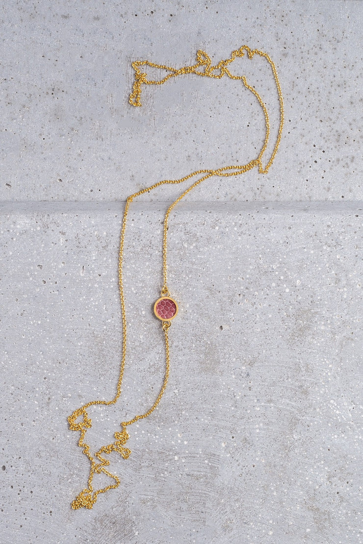 Circular #5 long necklace
