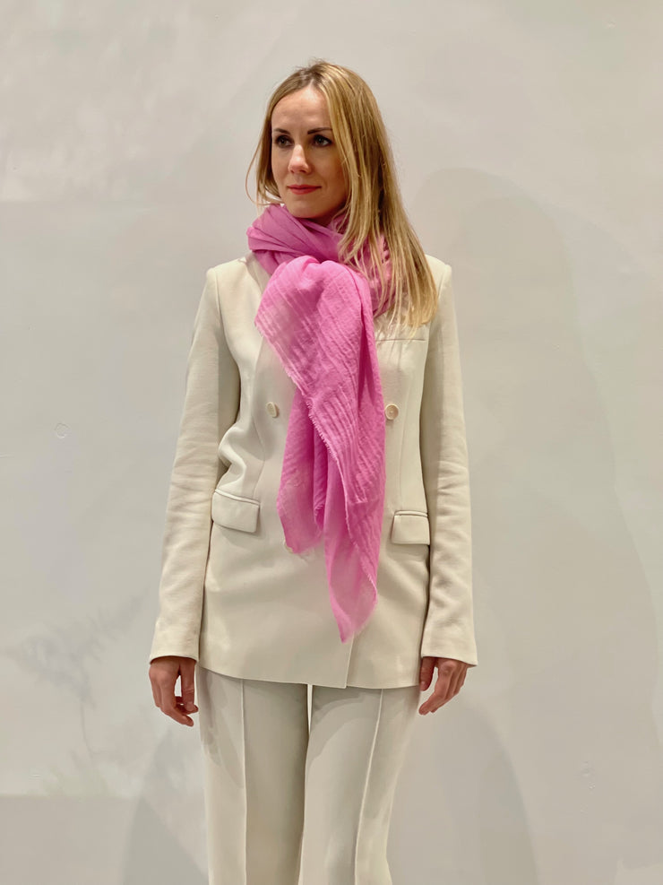 Rene 42 Peony silk blend scarf