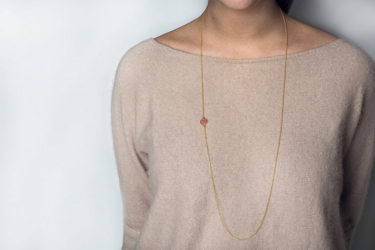 Circular #5 long necklace