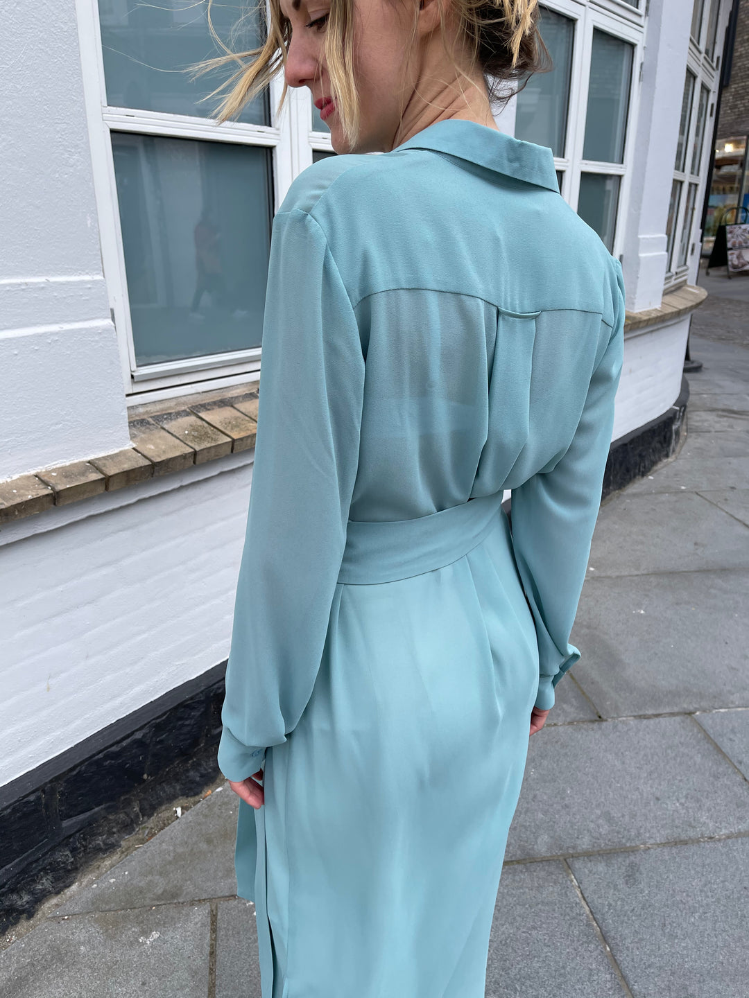 green emerald velvet dress Rent M&S X GHOST Green Floral V Neck Midi Dress